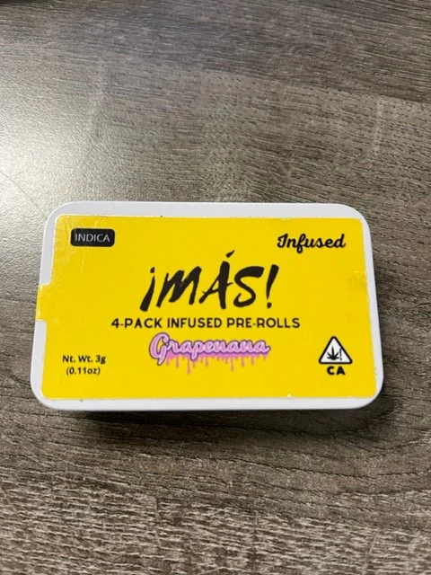 Mas - Mas - Grape Nana - 4-pk Infused Pre-Rolls Main Image