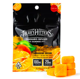 Heavy Hitters - Heavy Hitters Gummy 100mg Tangerine Dream