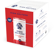Pabst Blue Ribbon - Strawberry Kiwi High Seltzer 4-Pack 40mg