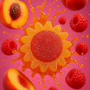 25 MG Hybrid Smooth and Sensual Watermelon Mango Vegan Gummy By Easy Day