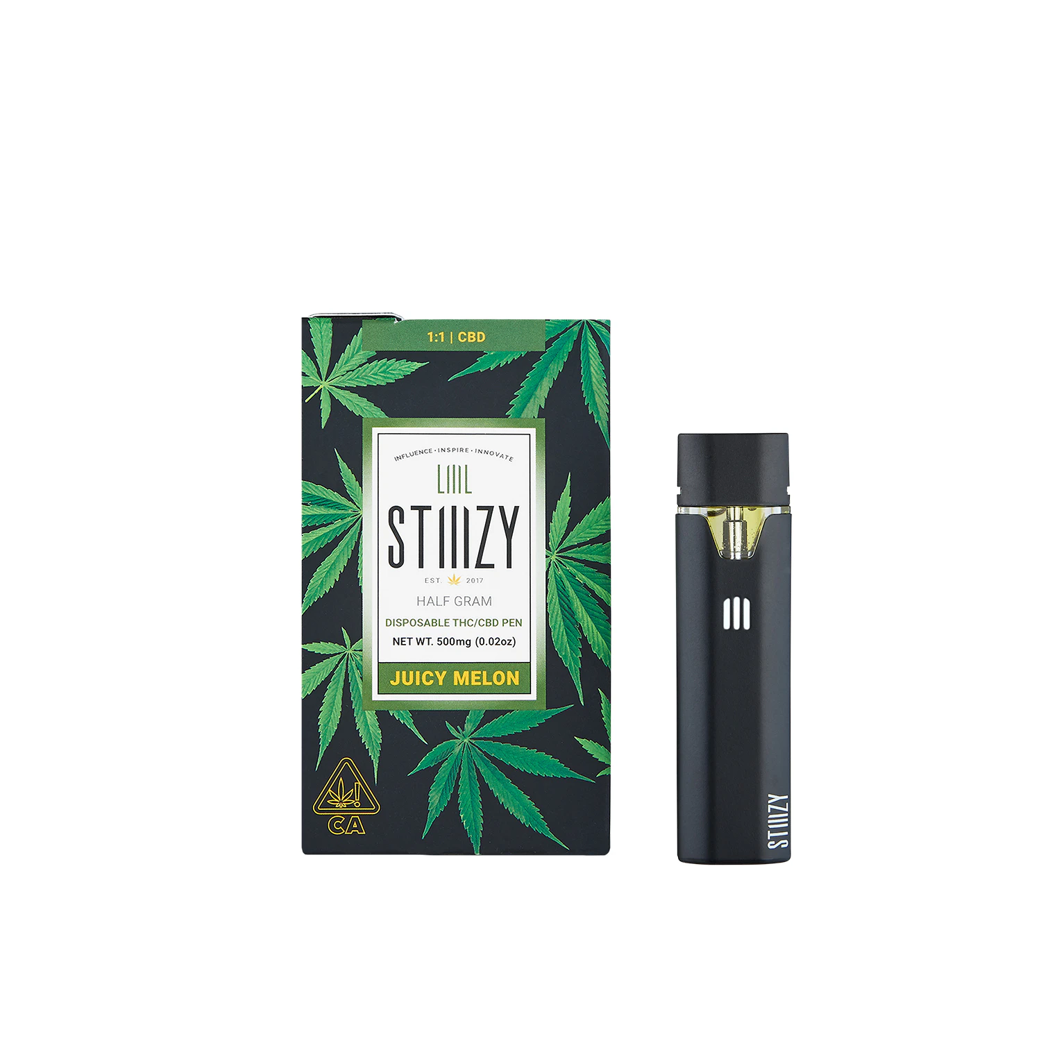 STIIIZY - LIIIL Stiiizy Juicy Melon 1:1 (CBD/THC) Disposable  0.5g Main Image