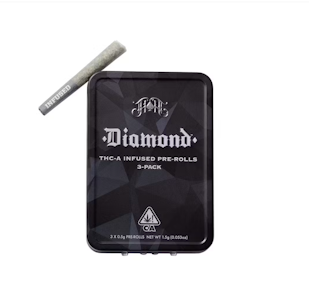 HEAVY HITTERS - Heavy Hitters - Raspberry Cough - 0.5g Infused Diamond 3pk