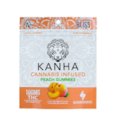 100mg THC Kanha Peach Gummies (Hybrid)