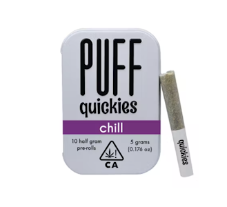 Puff - 5g Purple Cadillac Quickies Chill Pre-Roll Pack (.5g - 10 Pack) - Puff
