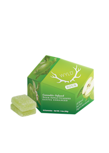 WYLD - WYLD - 100mg Gummies - Sour Apple