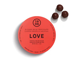 1906 - 1906 - Love Beans - 100mg - Milk Chocolate Edible 