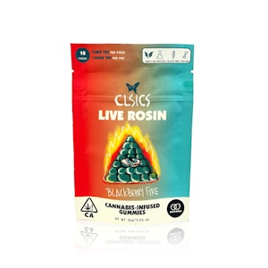 CLSICS - CLSICS - Edible - Blackberry Fire - Live Rosin Gummies - 100MG