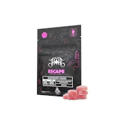 Heavy Hitters | Raspberry Cough (Sativa) - 1:1 CBC Escape Gummies 5pk