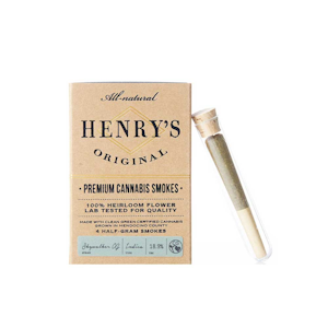 Henry's Original - White Rhino Preroll | 4 Pack