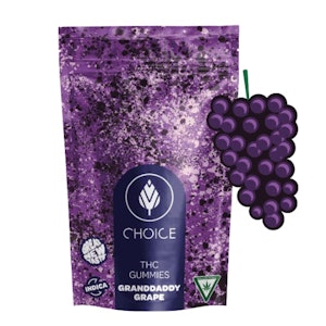 CHOICE - Choice - Granddaddy Grape Gummies 200MG (10x20MG)