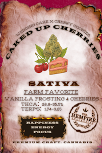 THE HEMPIRE COLLECTIVE - THC | Caked Up Cherries