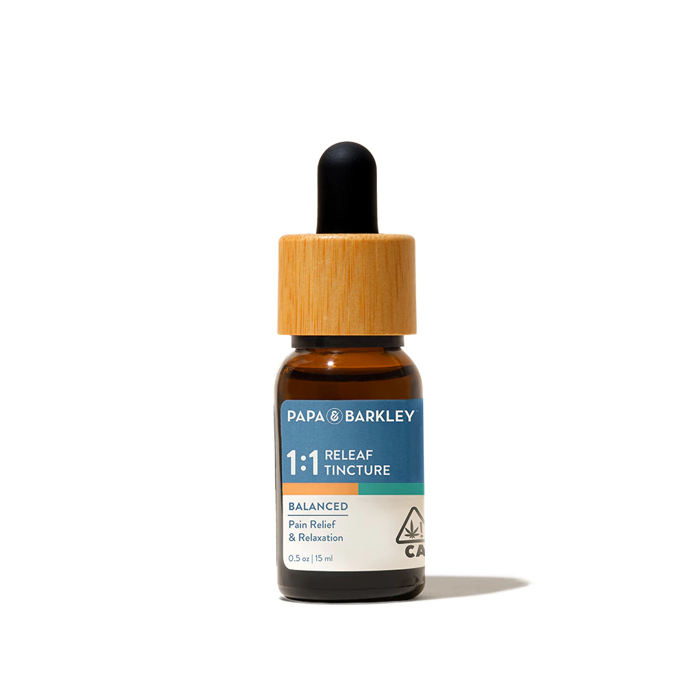 Papa & Barkley - Papa & Barkley - 30mL Tincture - Releaf 1:1 CBD:THC Main Image
