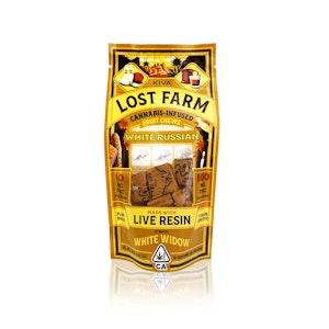 LOST FARM - LOST FARM - Edible - White Russian - White Widow - Live Resin Fruit Chews - 100MG
