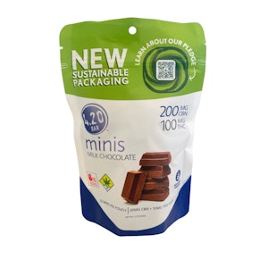420 Mini - 420 Mini | Milk Chocolate | DOH | 10pk | 2:1 CBN:THC 300mg