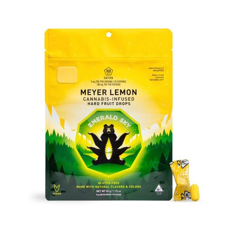 Emerald Sky - Emerald Sky Meyer Lemon Lozenges 100mg Main Image