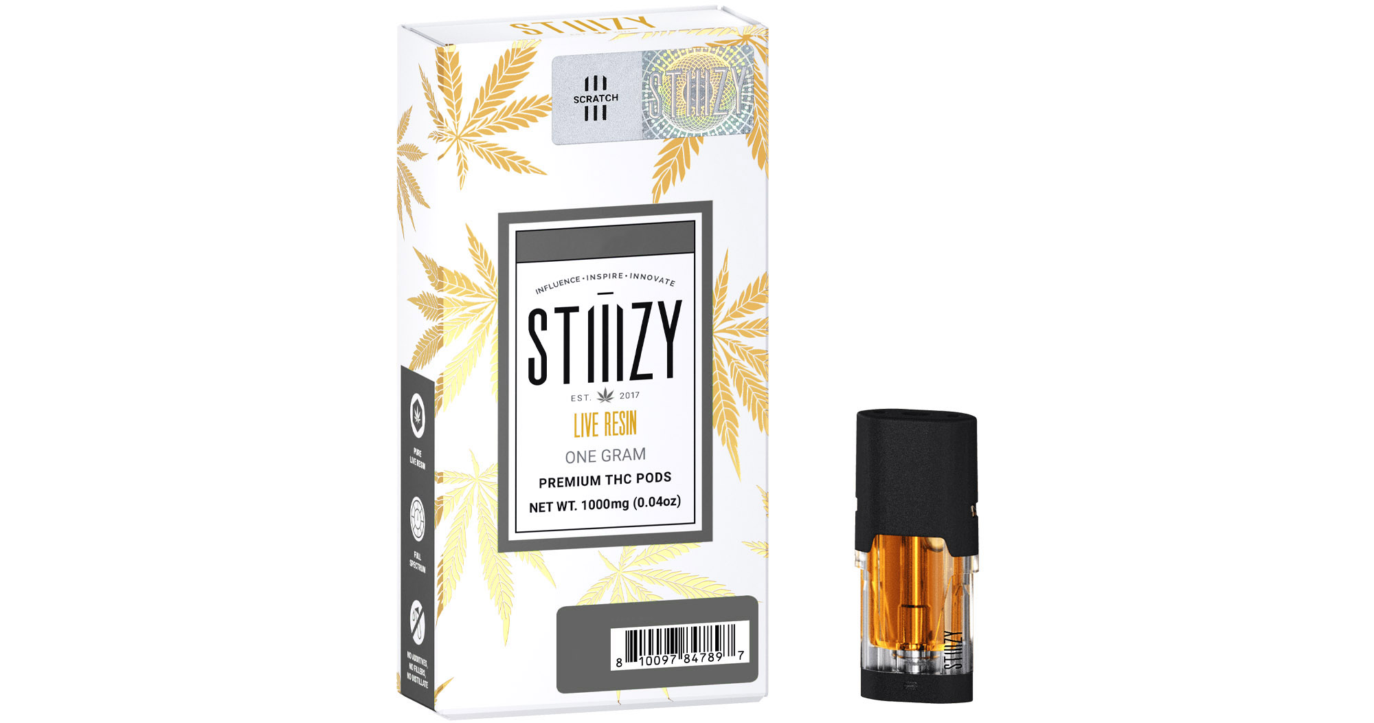 White Widow Liquid Diamonds Live Resin Pod - 1g