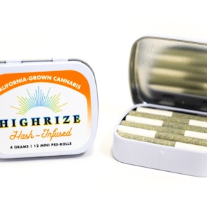 HIGHRIZE - 4.2g Ghost Train Haze x Pink Lemonade Hash Infused Pre-Roll Pack (.35g - 12 pack) - Highrize