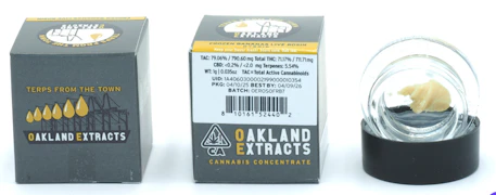 1g Sour Moon Cold Cured Live Rosin - Oakland Extracts