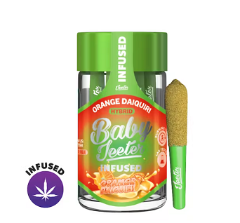 Baby Jeeters Infused 5pk Prerolls 2.5g Orange Daiquiri