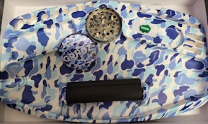 ON SALE LARGE BLUE CAMO MULTI FUNCTION ROLLING TRAY 