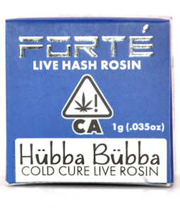 Forte Farms - FORTE - Hubba Bubba - 1g Cold Cure Live Rosin