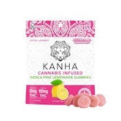 Kanha Indica Pink Lemonade Gummies 100mg