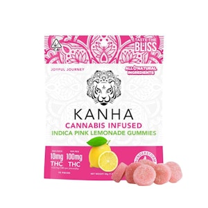 KANHA - Kanha Indica Pink Lemonade Gummies 100mg