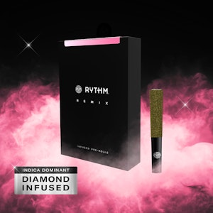 Rythm Remix - Rythm | Pre-Roll | 5 Pack | Infused  | 2.5g | Blue Z | Indica Dominant
