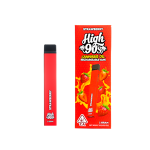 High 90's - Strawberry Disposable 1g