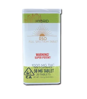 Emerald Bay Extracts - RSO - GG4 - 50mg Tablets (20ct) Main Image