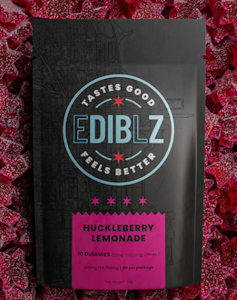 Ediblz - Huckleberry Lemonade 50mg CBN 10pk Gummies - 100mg