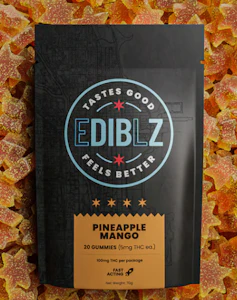 Ediblz - Pineapple Mango Fast Acting 20pk Gummies - 100mg