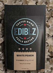 Ediblz - White Peach 10pk Gummies - 100mg