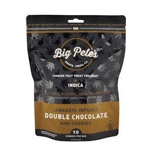 Big Pete's - Big Pete's - 100mg 10pk Cookies - Double Chocolate Chip Indica