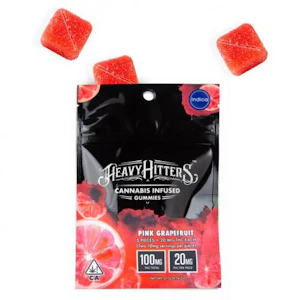 Heavy Hitters - Pink Grapefruit Gummies - 100mg (I) - Heavy Hitters