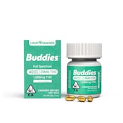 Buddies - Liquid Diamonds Sativa - 40 Capsules - 1000 MG