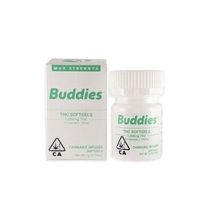 BUDDIES - BUDDIES - Capsules - 100MG - 10CT - Soft Gels - 1000MG