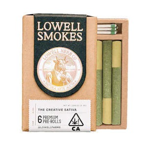 Lowell Farms - Lowell’s | 6 pack - .6g Prerolls | The Vivid Sativa Blend | 3.5g