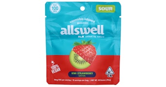 Allswell - Sour Kiwi Strawberry Gummies - 100mg 