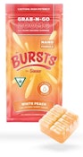 Sauce-Grab-N-Go-Bursts-White Peach-Live Resin-Gummies-200mg