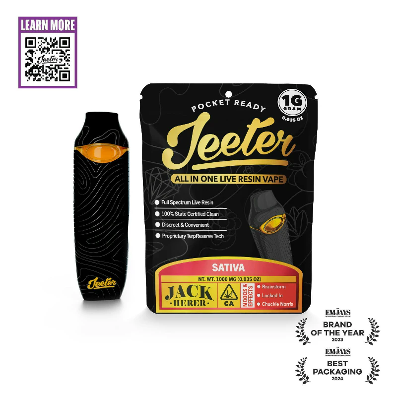 Jeeter - Jeeter - Jack Herer Live Resin AIO 1g Main Image