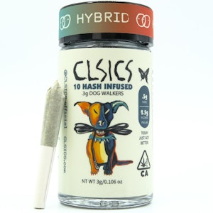 CLSICS - Kush Mintz x Peanut Butter Breath 3g 10Pk Hash Infused Pre-Rolls - CLSICS