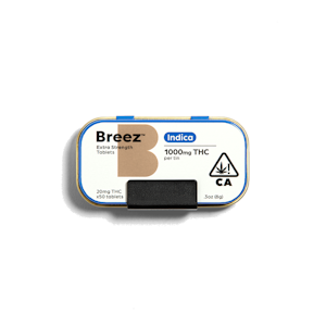BREEZ - INDICA EXTRA-STRENGTH TABLET TINS 1000 MG - BREEZ