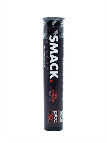 Picc - OG Punch -Indica-33.70 %THC | 1g (Infused Pre-Roll) | SMACK By Picc   -M9 Front