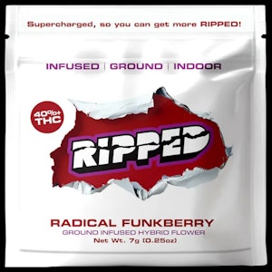 Ripped - RIPPED | Radical Funkberry | 7G Preground Infused Flower