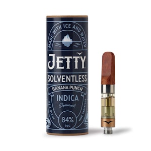 Jetty Extracts - .5g Banana Punch Solventless (510 thread) Cartridge - Jetty Extracts