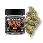 Claybourne Co. - 3.5g Classic Cuts - Durban Poison 