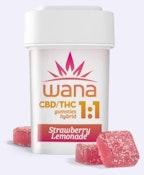 [REC] Wana | Strawberry Lemonade 1:1 | 10pk/100mg Soft Chews