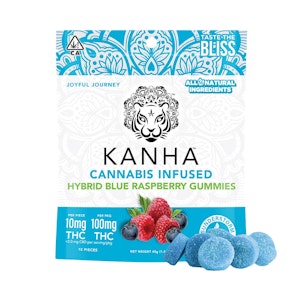 KANHA - Kanha Hybrid Blue Raspberry Gummies 100mg