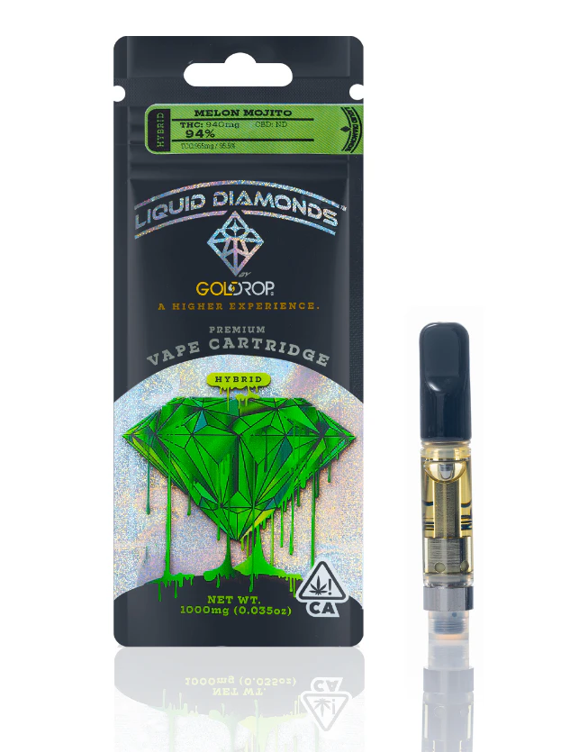 GoldDrop - Melon Mojito - Liquid Diamonds Cart. (1g) Main Image